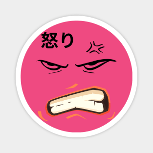 Angry face Magnet